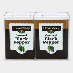 2 Jars Clover Valley Black Pepper, 3 oz