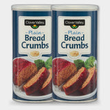 2 Bags Clover Valley Plain Bread Crumbs, 15 oz