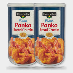 2 Bags Clover Valley Plain Panko Bread Crumbs, 8 oz