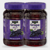 2 Jars Clover Valley Grape Jelly, 18 oz