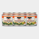 6 Cans Clover Valley Diced Green Chiles, 4 oz