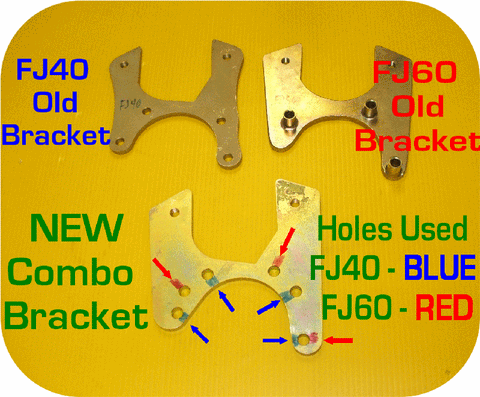 Rear Disc Brake Brackets Toyota Land Cruiser FJ40 FJ45 FJ55 FJ60 62 Conversion