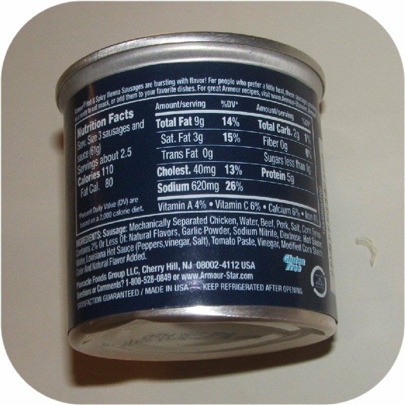 Hot & Spicy Armour Star Vienna Sausage, 5 oz