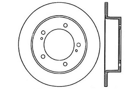 Single Front Disc Brake Rotor for Suzuki Samurai 86-95 G13