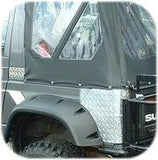 New Diamond Plate Corner Skins for Soft Top Suzuki Samurai fender