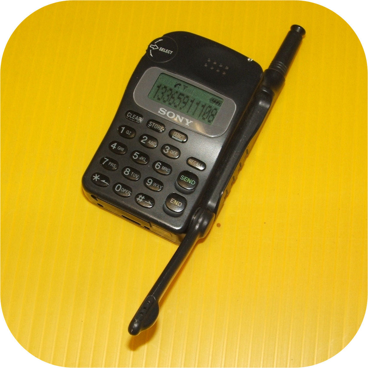 Sony CMRX100 Cell Phone Vintage Cellular Mobile WORKS battery-19493