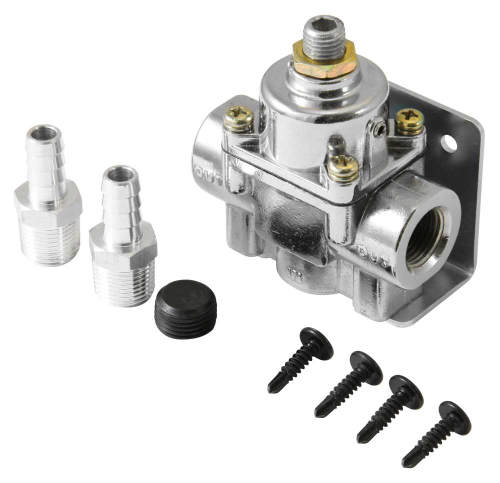 Adjustable Fuel Pressure Regulator 1-4 psi Inline-0