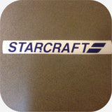 Decal for Starcraft Pop Up Tent Camper Travel Trailer Sticker Blue logo 8 10 12