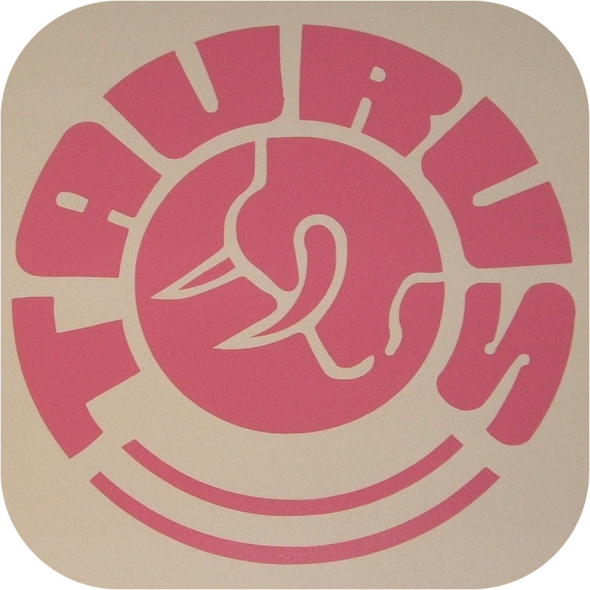 Pink Taurus Vinyl Sticker USA Hand Gun Millenium 1911 Judge-0