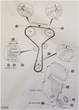 Timing Belt Kit for Kia Spectra Sephia 1.8 5BP