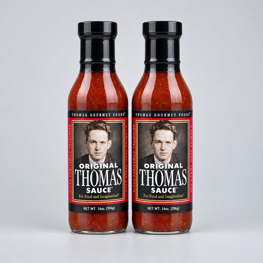 2 Bottles of Original Thomas Gourmet Foods Sauce, 14 oz