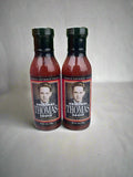 2 BOTTLES Original Thomas Gourmet Foods Sauce 14 oz Steak Fish BBQ