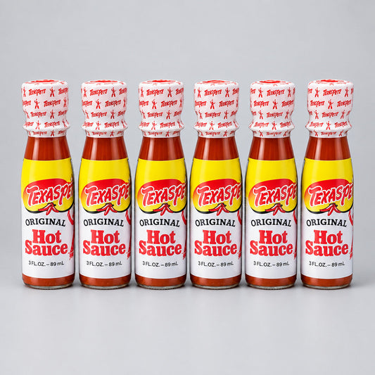 6 Bottles of Texas Pete Hot Sauce Pepper Wing, 3 oz