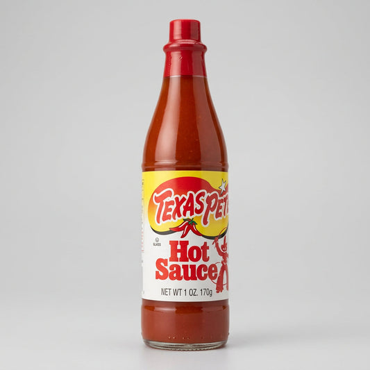 Texas Pete Hot Sauce Pepper Wing 6 oz Bottle Tabasco Chilli Vinegar Eggs Grits-0
