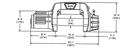 Warn 9.5si M.O.S.F.E.T. Diagnostic Contriol Winch