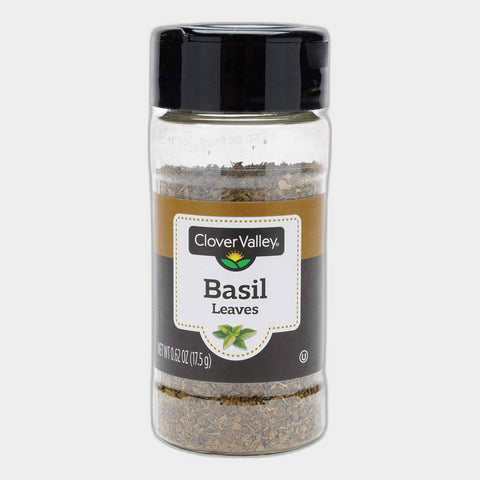 2 Jars Clover Valley Basil Leaves, 0.62 oz