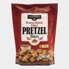 Clover Valley Peanut Butter Filled Pretzel Bites, 12 oz