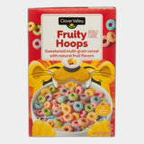 2 Boxes Clover Valley Fruity Hoops Sweetened Multi-Grain Cereal, 12 oz