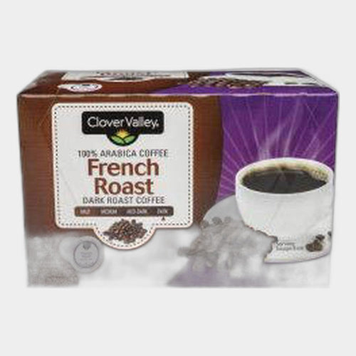 Clover Valley French Roast Coffee Pods, 12 ct