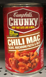 12 Campbell's CHUNKY Chili Mac Soup 18.8 oz Cans FREE SHIP