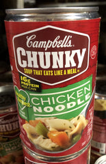 12 Campbell's CHUNKY Healthy Request Chicken Noodle Soup 18.8 oz Cans FREE SHIP