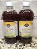 2 Bottles Wellsley Farms 100% Pure Honey 6 lbs. Contains Natural Pollen