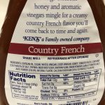 3 BOTTLES Ken's Steak House Country French w Orange Blossom Honey Salad Dressing 16 oz Bottle