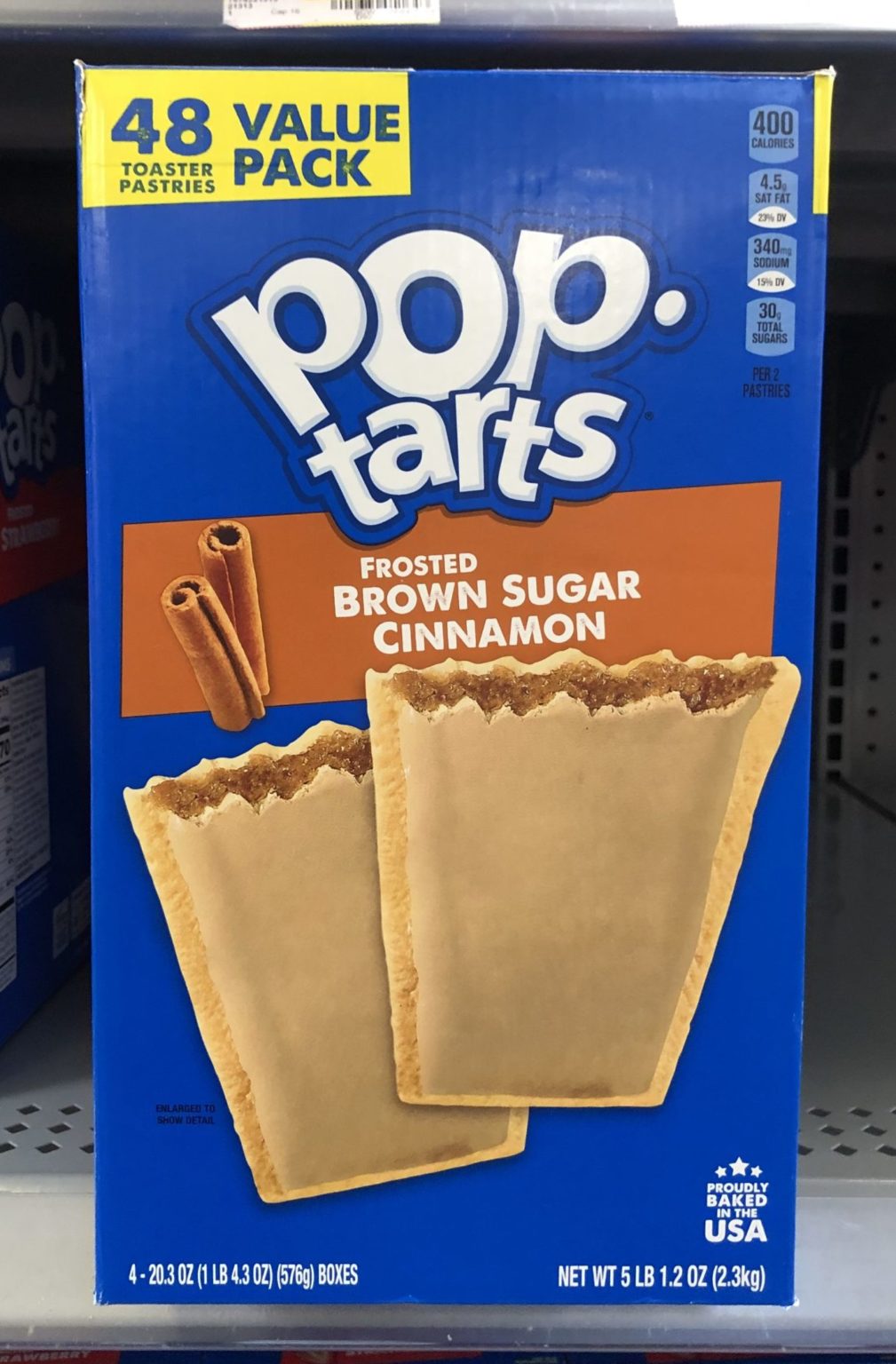 48 Ct Pop Tarts Frosted Brown Sugar Cinnamon Toaster Pastries Breakfast Kellogg’s Buync